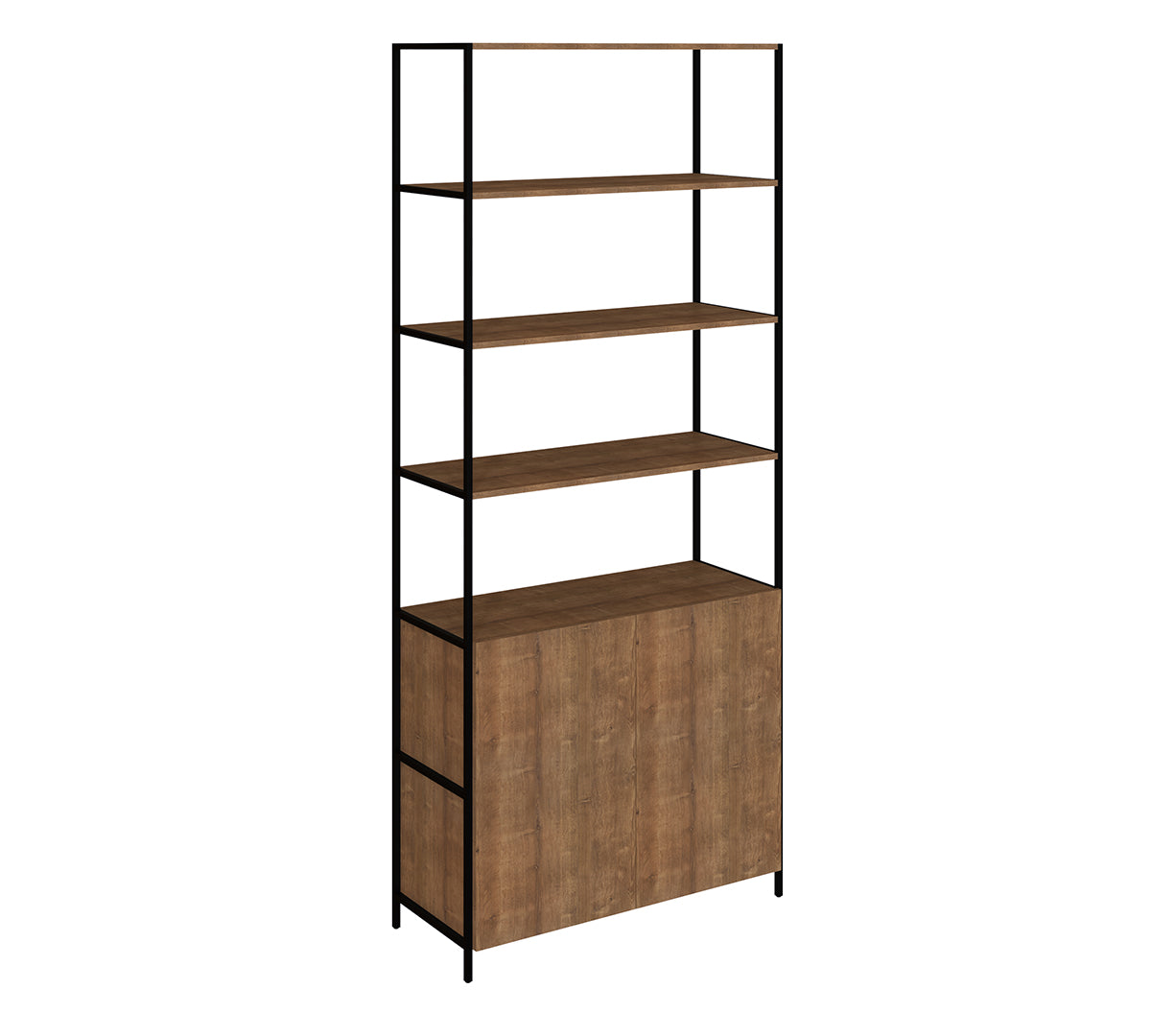 Biblioteca con Puertas Metro / NEW