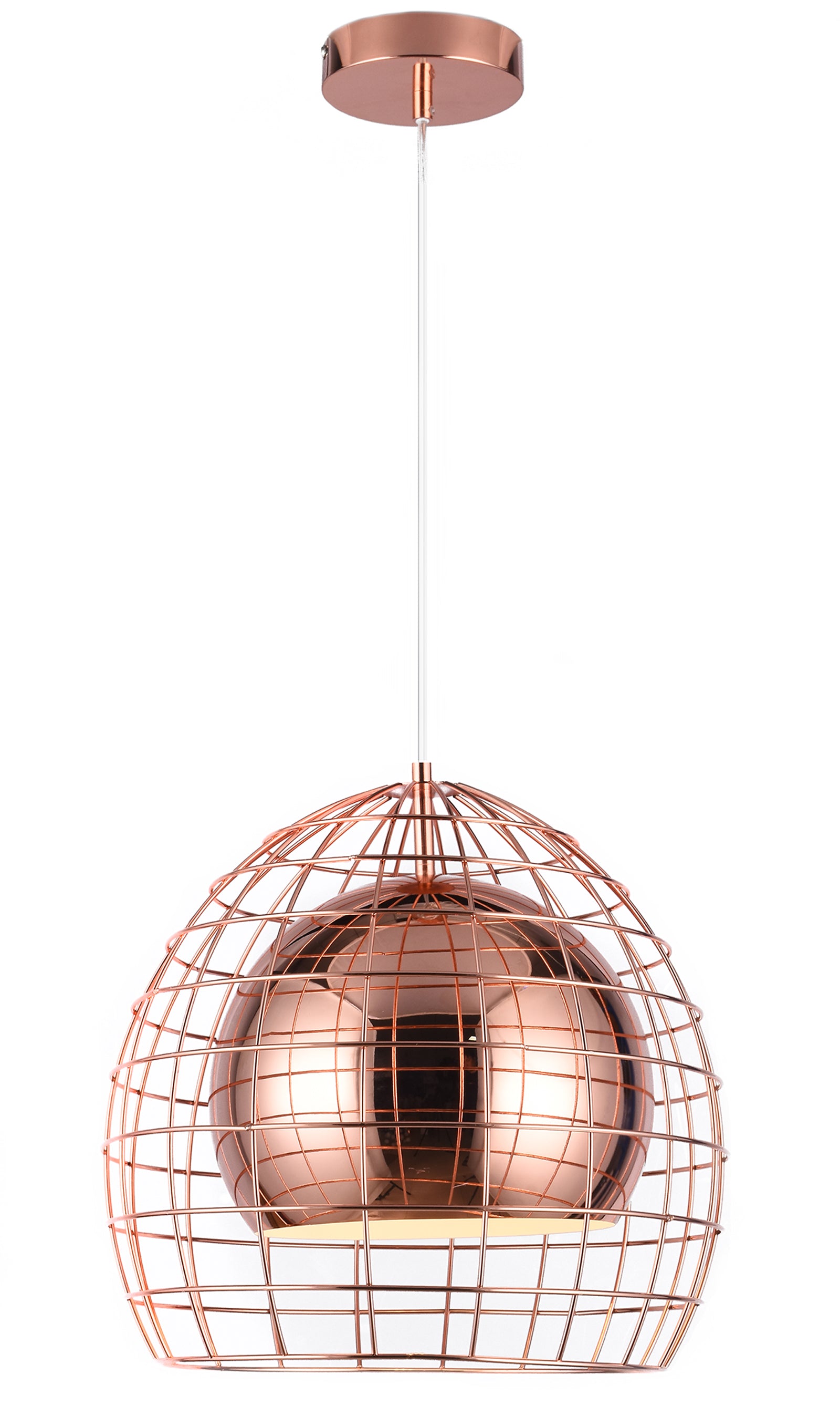 Luminaria colgante Ovo Cage