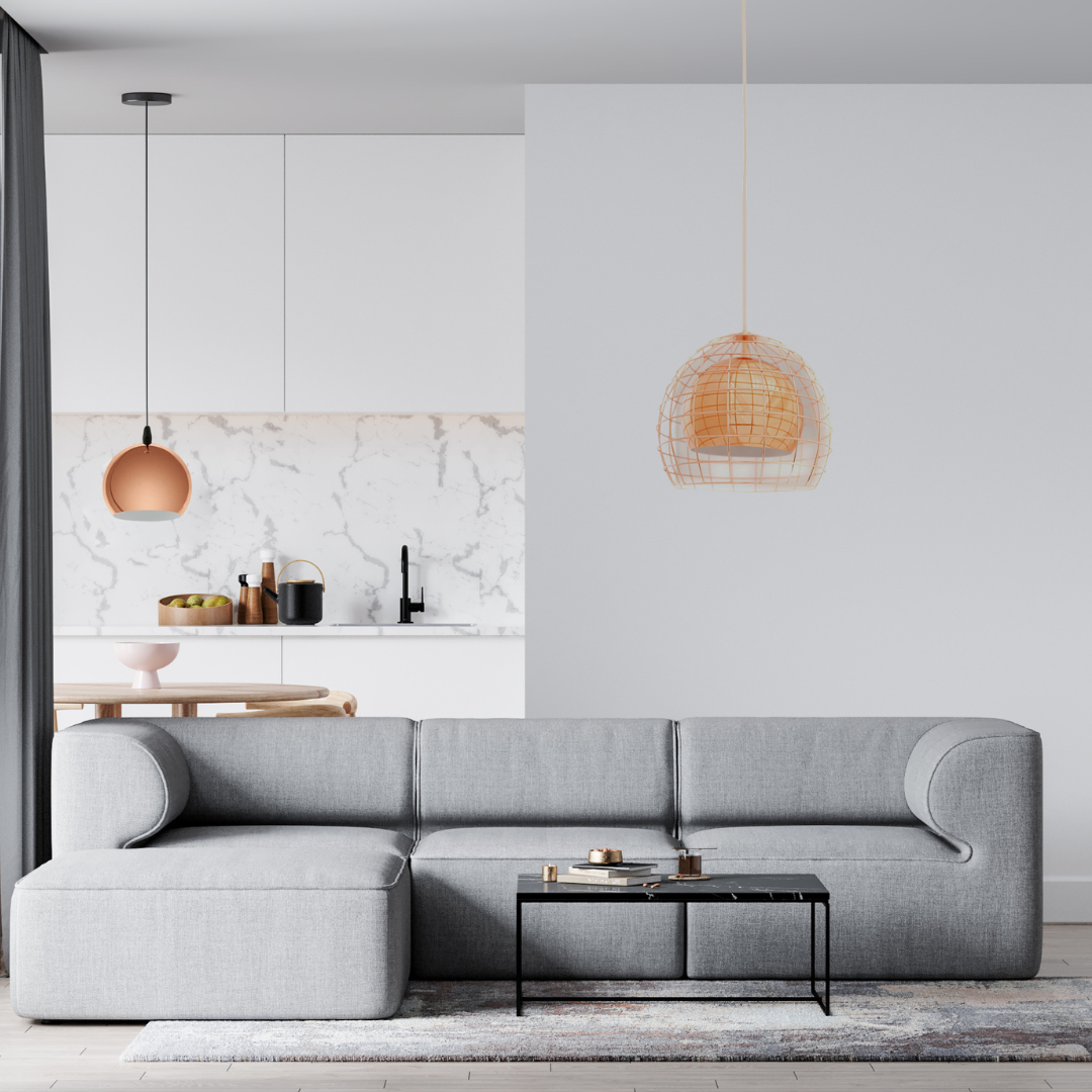 Luminaria colgante Ovo Cage