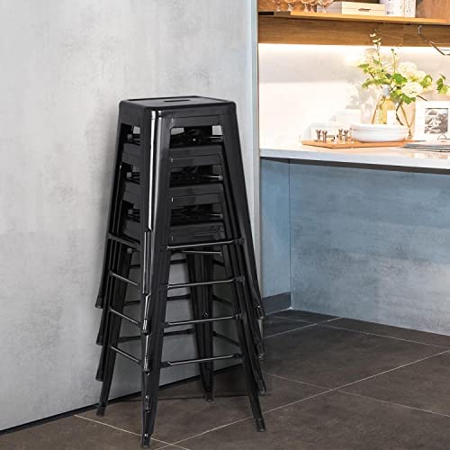 Banco Alto Tólix de Metal - Apilable